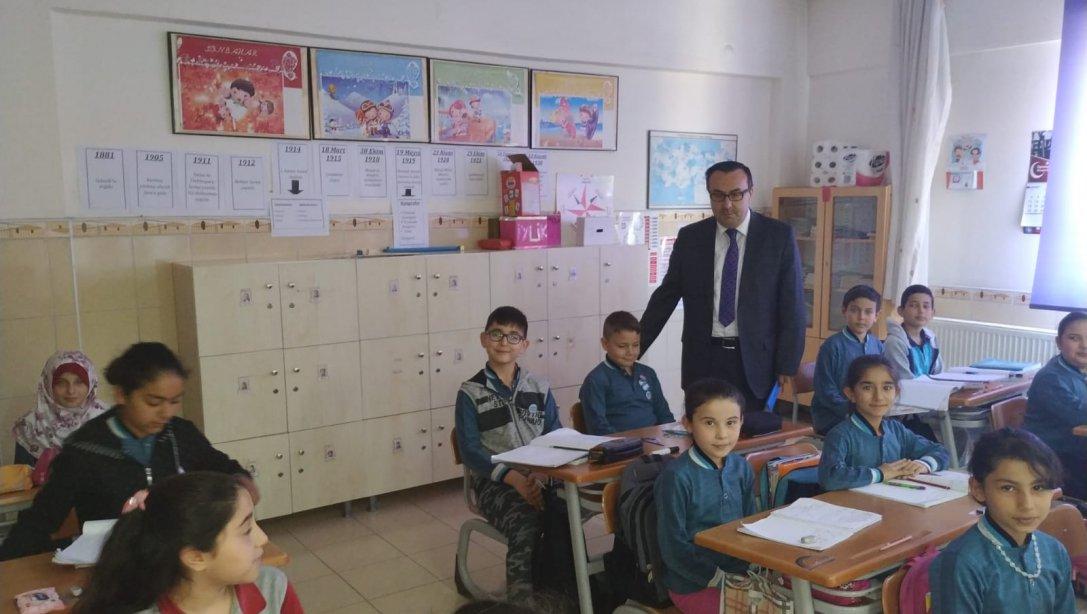 İlçe Milli Eğitim Müdürümüz Sayın Yılmaz CEYLAN Okul Ziyaretleri Kapsamında Sevim Erdoğan Öz İlkokulunu Ziyaret Etti.