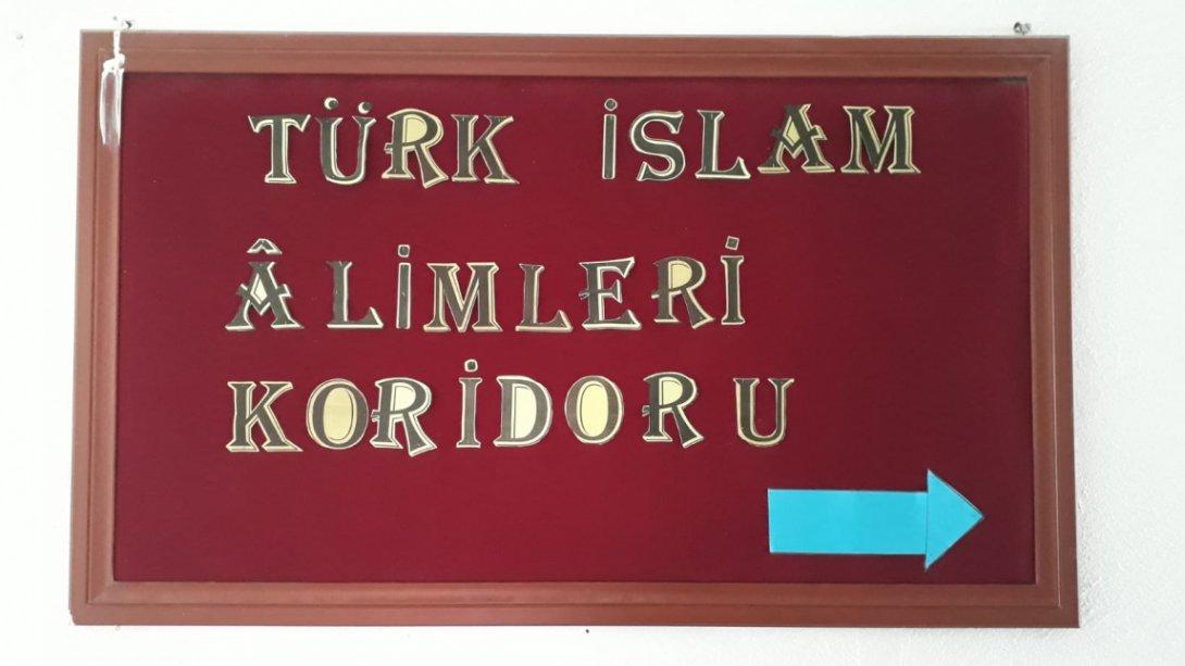 Türk-İslam Alimleri Koridorumuz Hazır.