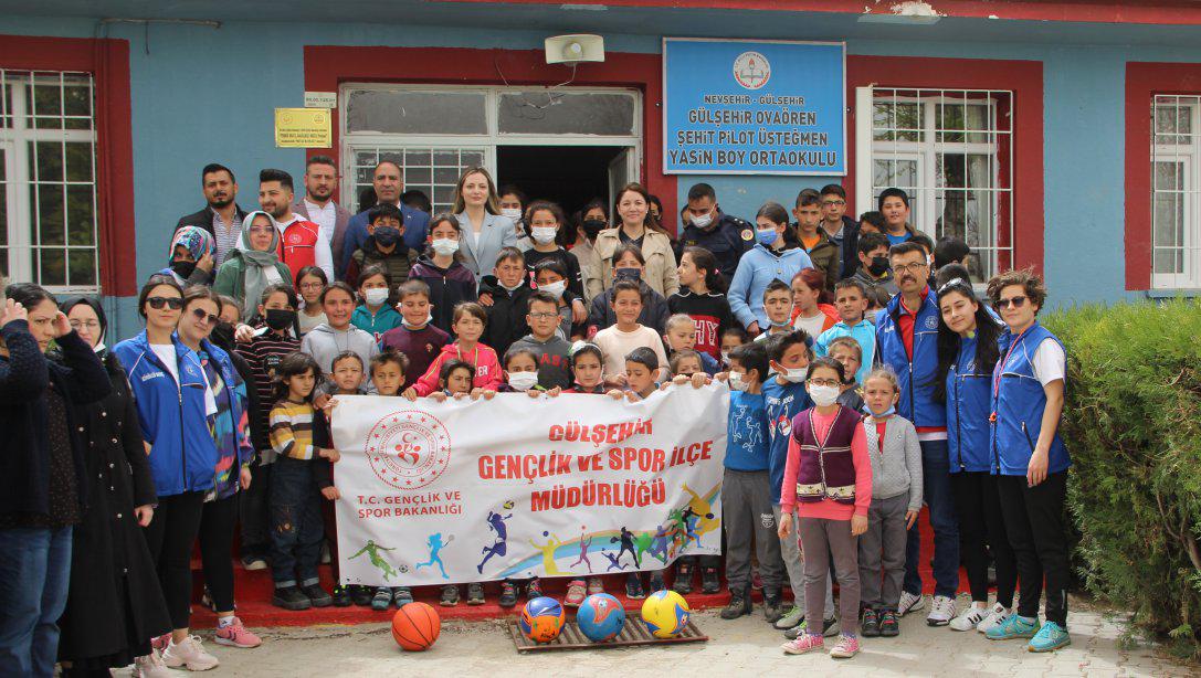 Gülşehir'de Spor, Köy Okullarının Kalbinde Atıyor. 